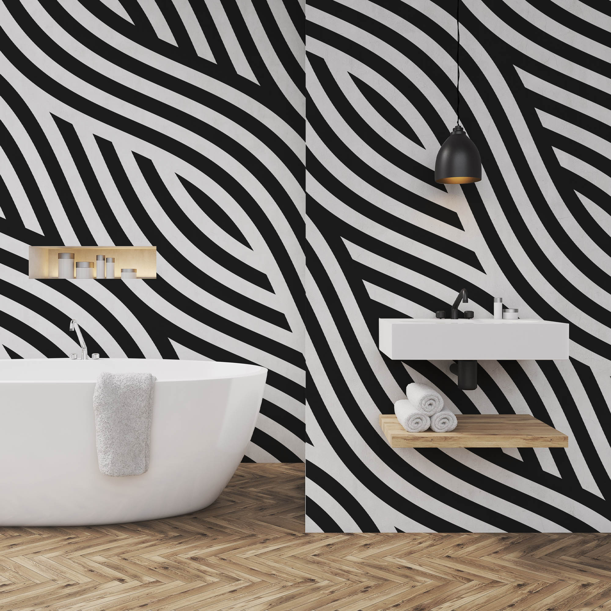 FOTOTAPET_BAIE_BLACK_WAVES