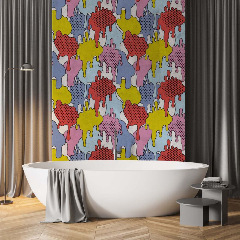 FOTOTAPET_BAIE_DRIPING_WALL