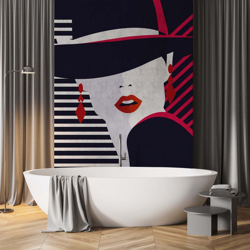 FOTOTAPET_BAIE_MIDNIGHT_HALFTONE