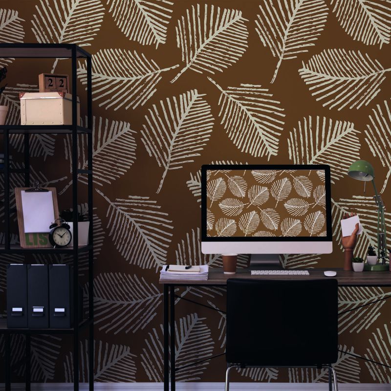 FOTOTAPET_BIROU_EMBER_LEAVES