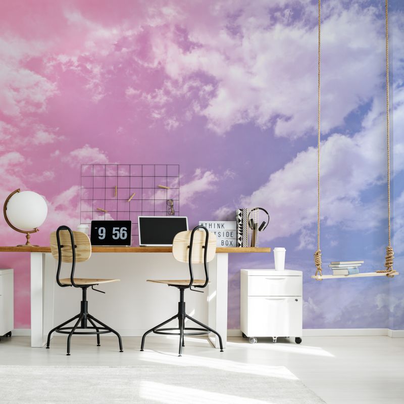 FOTOTAPET_BIROU_IRIDESCENT_SKY