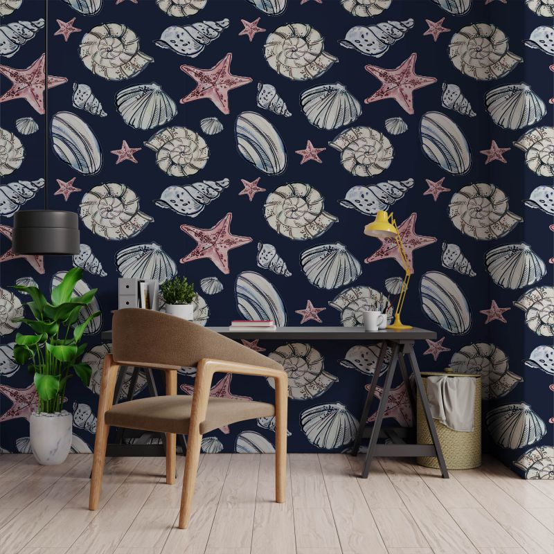 FOTOTAPET_BIROU_SEA_SHELLS