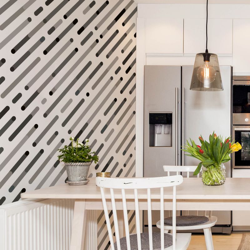 FOTOTAPET_BUCATARIE_DOTS_AND_LINES