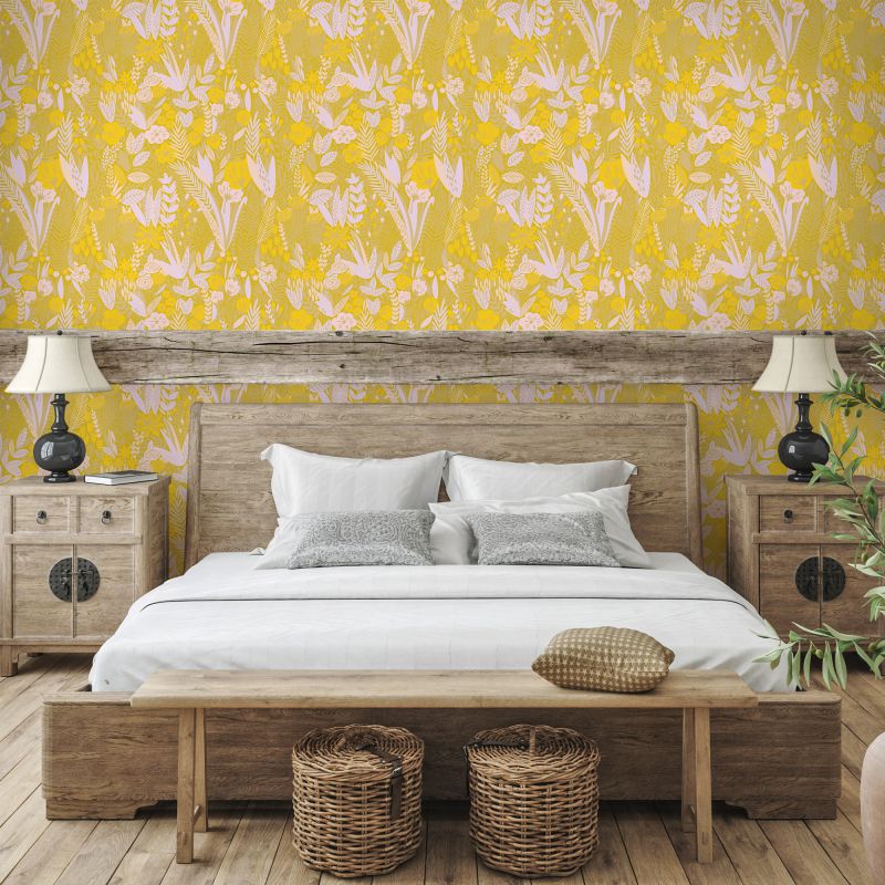 FOTOTAPET_DORMITOR_APRIL_YELLOW
