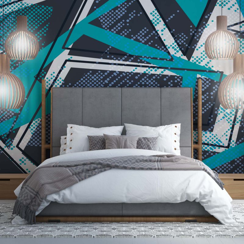 FOTOTAPET_DORMITOR_BLUE_GRAPH