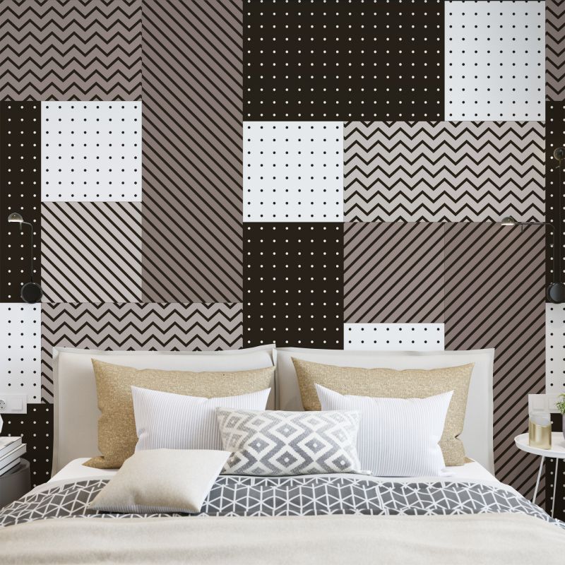 FOTOTAPET_DORMITOR_CHOCOLATE_PATCHWORK