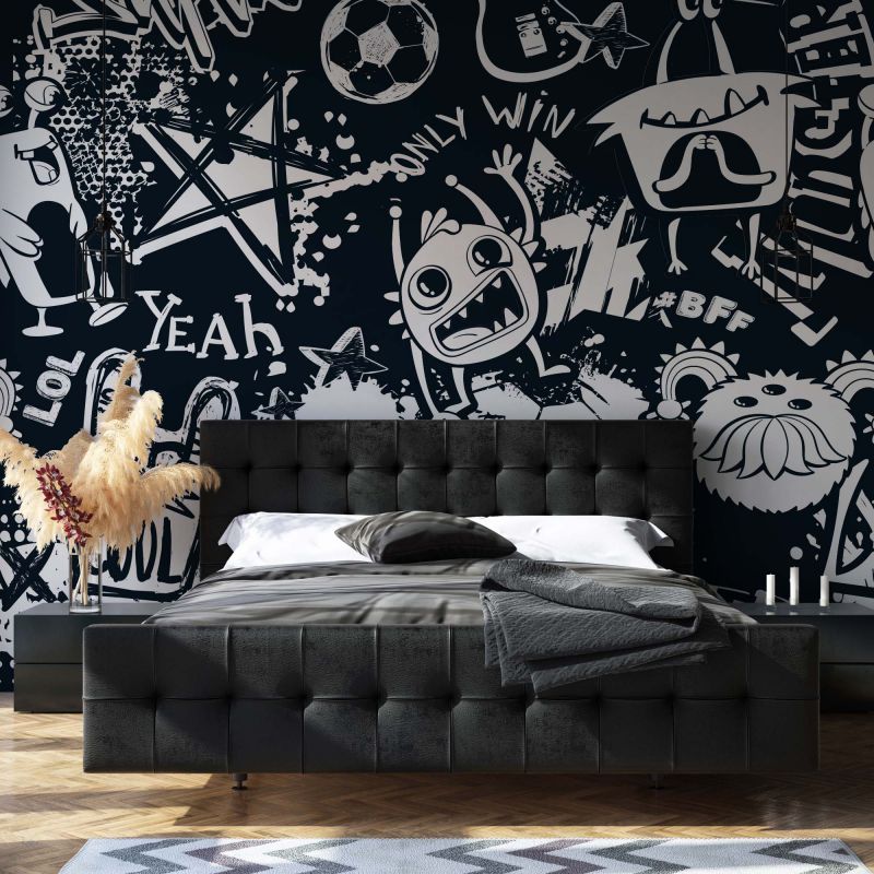 FOTOTAPET_DORMITOR_DRAWING_IN_THE_HOOD