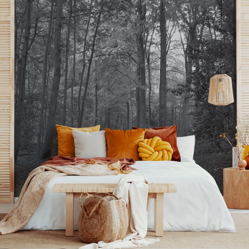 FOTOTAPET_DORMITOR_GRAY_FOREST