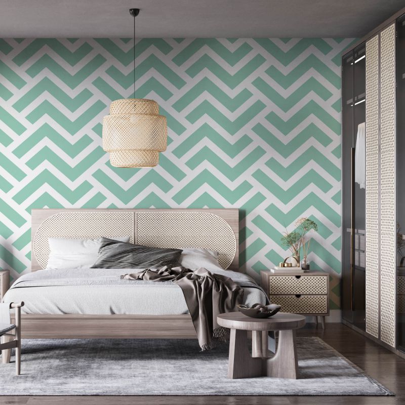 FOTOTAPET_DORMITOR_LIGHT_GREEN