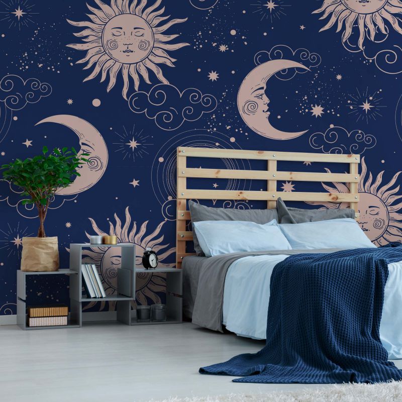 FOTOTAPET_DORMITOR_THE_SUN_AND_THE_MOON