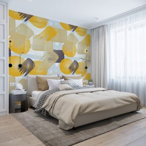 FOTOTAPET_DORMITOR_YELLOW_SERIGRAPHY