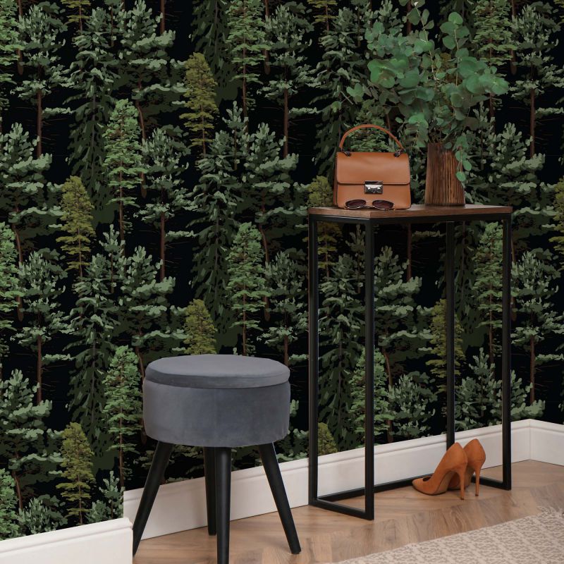 FOTOTAPET_HOL_PINES_AND_CONES