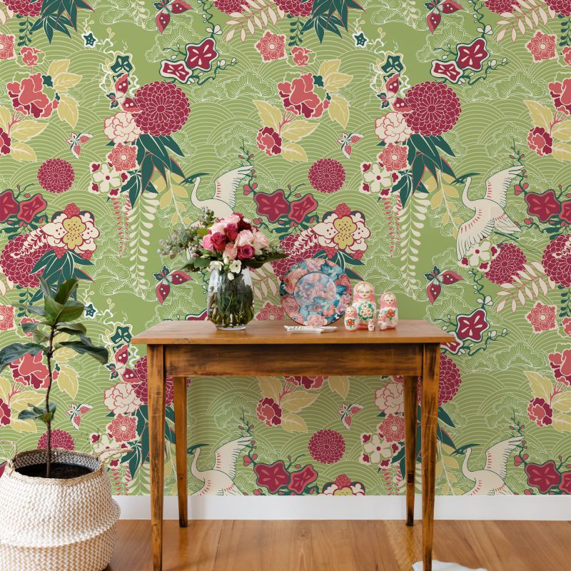 FOTOTAPET_HOL_PISTACHIO_SEIGAIHA