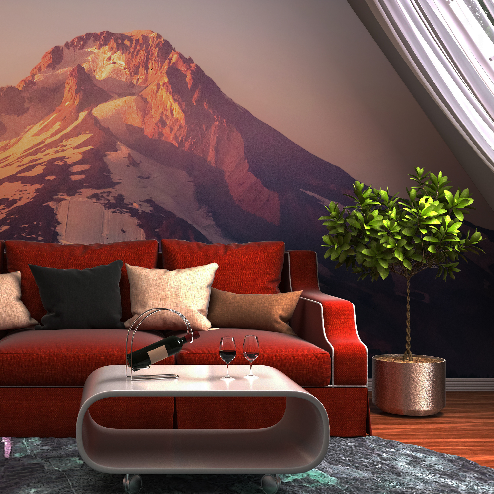 FOTOTAPET_LIVING_ABOVE_THE_HOTIZONT