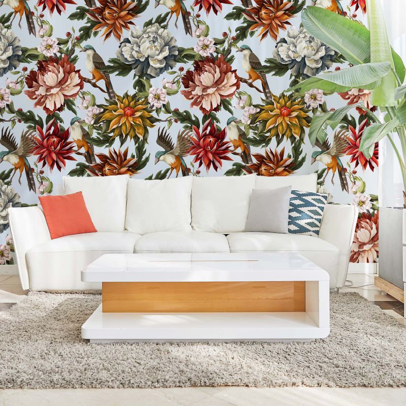 FOTOTAPET_LIVING_DALIA_GARDEN