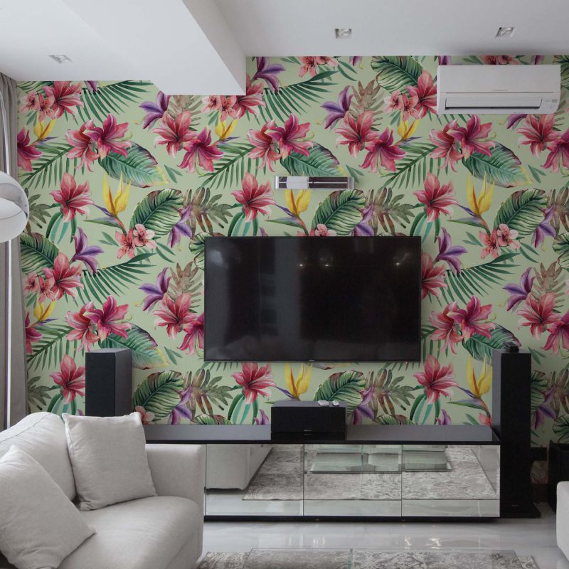 FOTOTAPET_LIVING_FIORI_ROSA