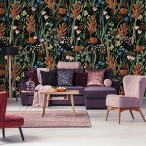 FOTOTAPET_LIVING_FLOWER_FOREST