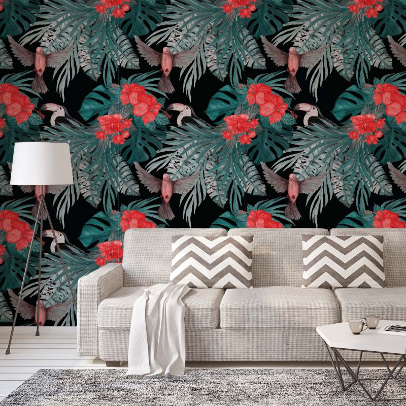 FOTOTAPET_LIVING_RED_VELVET