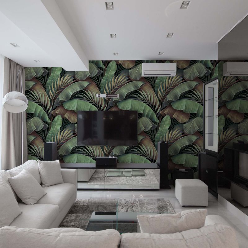 FOTOTAPET_LIVING_TROPICAL_LEAVES