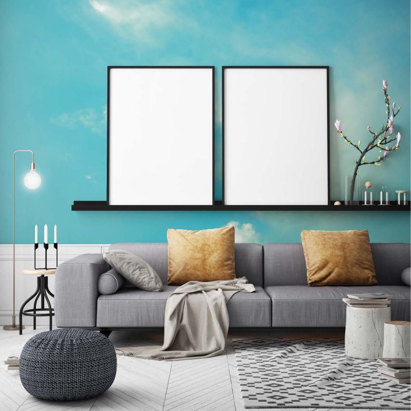 FOTOTAPET_LIVING_TURQUOISE_CEILING